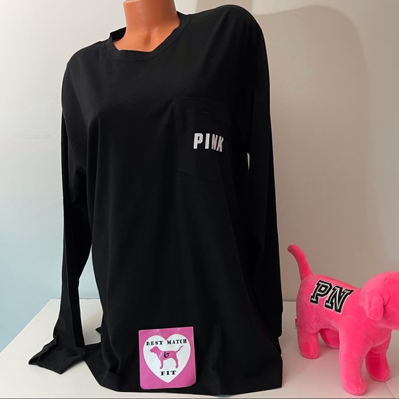 Victoria’s Secret PINK Logo XS S M L Sequin Shirt - Picture 2 of 2